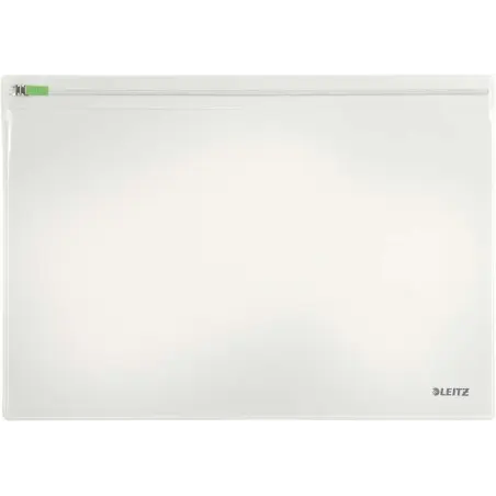 Leitz Traveller Pack de 2 Fundas Multiusos Transparentes - Tamaño 230x1x330mm - Cierre de Cremallera | Ahorro Imprimiendo