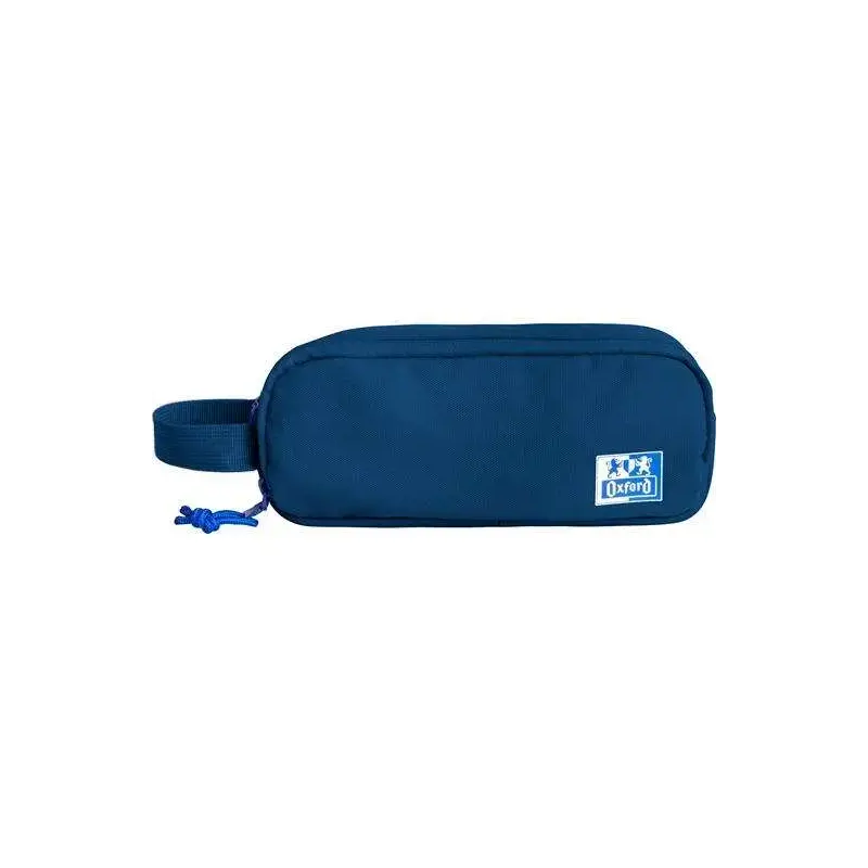 Oxford B-Smart Estuche Portatodo - 3 Compartimentos - Asa Lateral - Fabricado en Material Reciclado - Color Azul | Ahorro Imprim
