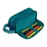 Oxford B-Smart Estuche Portatodo - 3 Compartimentos - Asa Lateral - Fabricado en Material Reciclado - Color Aqua | Ahorro Imprim