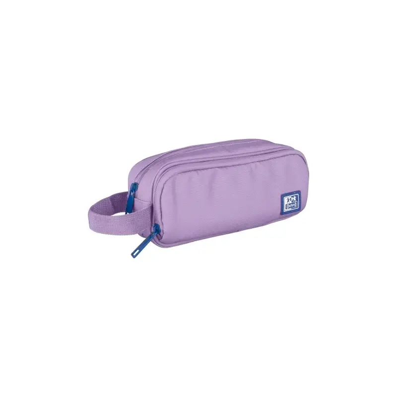 Oxford B-Smart Estuche Portatodo - 3 Compartimentos - Asa Lateral - Fabricado en Material Reciclado - Color Lavanda | Ahorro Imp