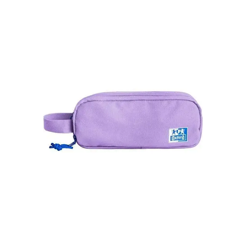 Oxford B-Smart Estuche Portatodo - 3 Compartimentos - Asa Lateral - Fabricado en Material Reciclado - Color Lavanda | Ahorro Imp