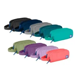 Oxford B-Smart Estuche de Lapices - Fabricado con Poliester Reciclado RPET - Resistente y Ecologico - Ideal para Organizar tus U