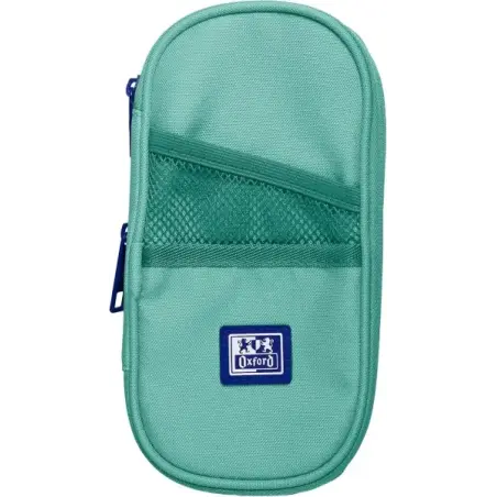 Oxford B-Max Estuche Portatodo Expandible - 1 Compartimento de Gran Capacidad - 2 Bolsillos Exteriores - Fabricado en Material R