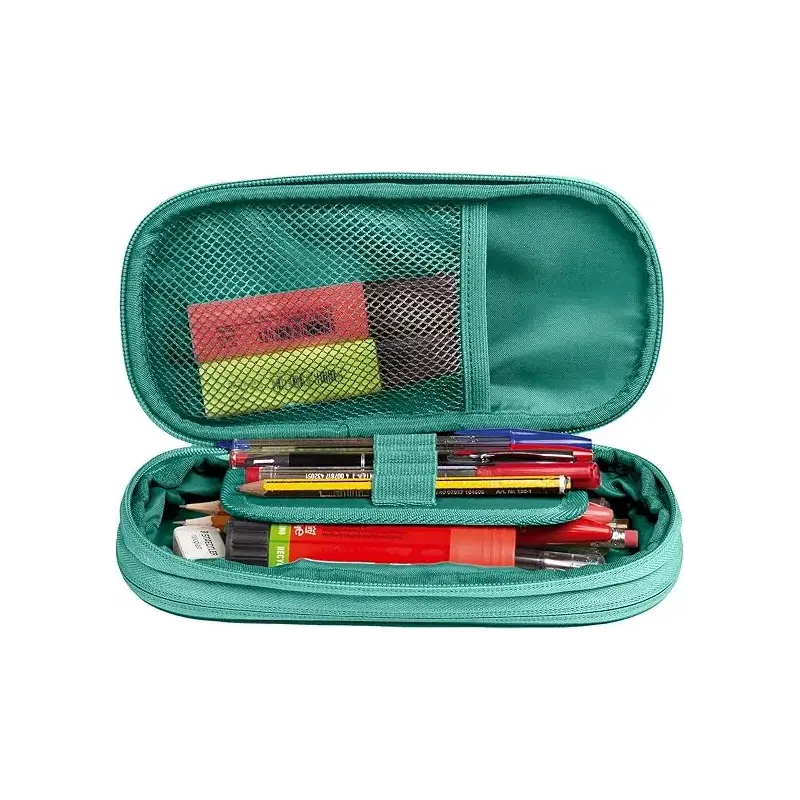 Oxford B-Max Estuche Portatodo Expandible - 1 Compartimento de Gran Capacidad - 2 Bolsillos Exteriores - Fabricado en Material R