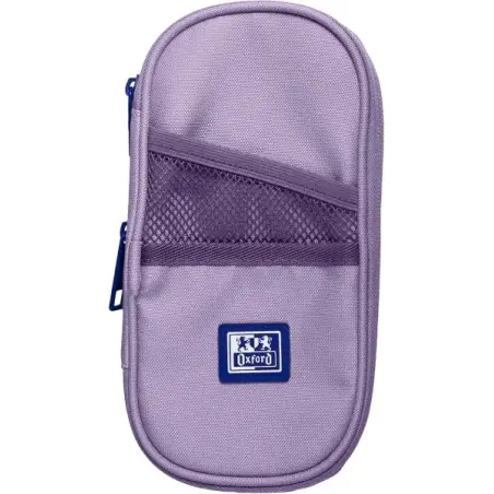 Oxford B-Max Estuche Portatodo Expandible - 1 Compartimento de Gran Capacidad - 2 Bolsillos Exteriores - Fabricado en Material R