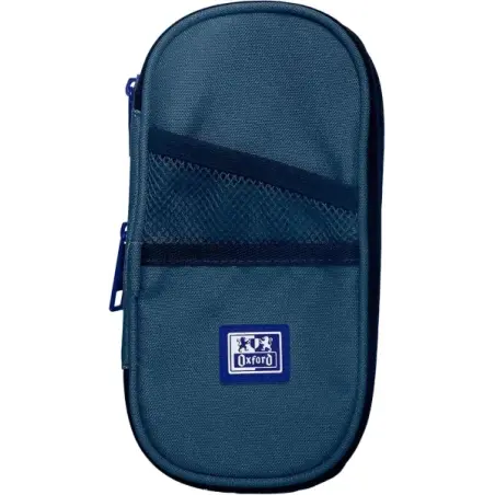 Oxford B-Max Estuche Portatodo Expandible - 1 Compartimento de Gran Capacidad - 2 Bolsillos Exteriores - Fabricado en Material R