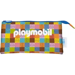 Dohe Playmobil Unite As One Portatodo Triple - Cierre Doble con Cremallera y Tirador de Goma | Ahorro Imprimiendo