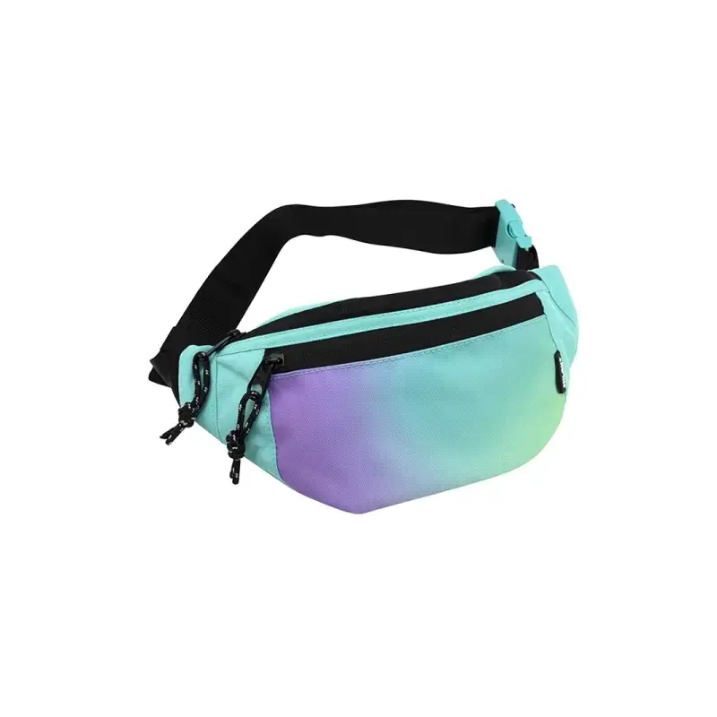 Milan Sunset Bolsa de Cintura - Ajustable - Cremallera con Tirador - 3 Bolsillos - Multicolor | Ahorro Imprimiendo