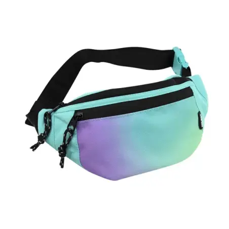 Milan Sunset Bolsa de Cintura - Ajustable - Cremallera con Tirador - 3 Bolsillos - Multicolor | Ahorro Imprimiendo