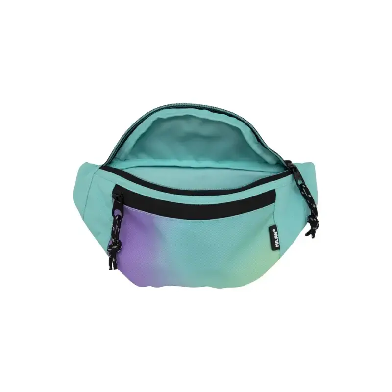 Milan Sunset Bolsa de Cintura - Ajustable - Cremallera con Tirador - 3 Bolsillos - Multicolor | Ahorro Imprimiendo