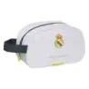 Safta Real Madrid Neceser de 5L Portatodo - Adaptable a Carro - Asa de Mano - Cierre de Cremallera - 26x15x12cm - Color Blanco y