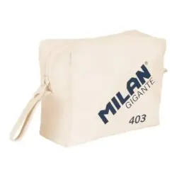 Milan Serie 1918 Gigante 403 Neceser de Gran Capacidad - Tamaño 27x20x11cm - 2 Compartimentos Interiores - Cierre de Cremallera