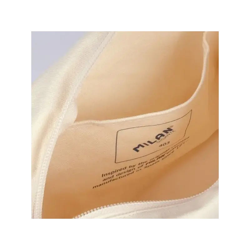 Milan Serie 1918 Gigante 403 Neceser de Gran Capacidad - Tamaño 27x20x11cm - 2 Compartimentos Interiores - Cierre de Cremallera