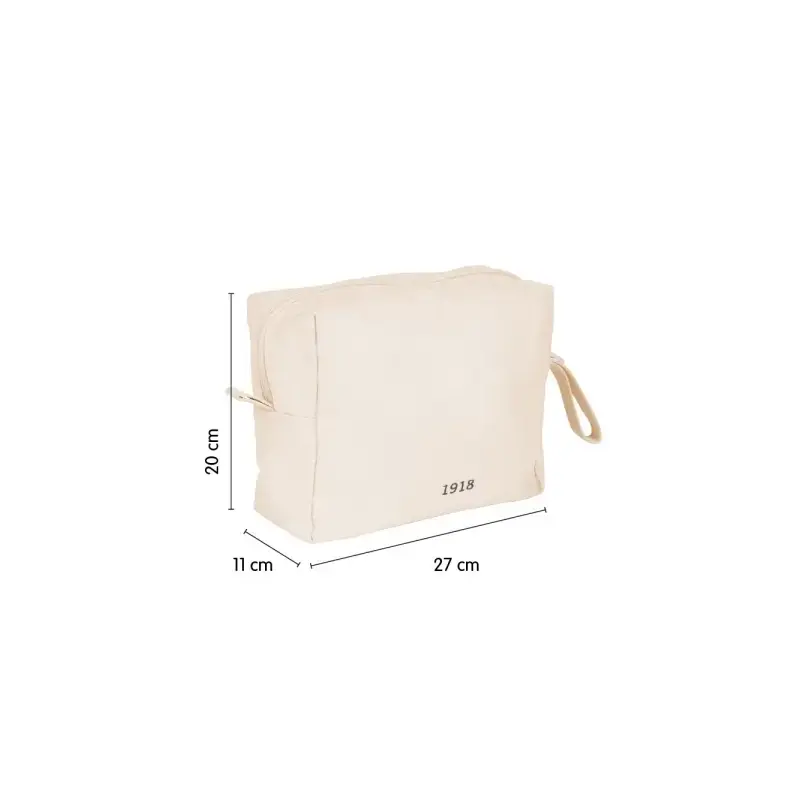 Milan Serie 1918 Gigante 403 Neceser de Gran Capacidad - Tamaño 27x20x11cm - 2 Compartimentos Interiores - Cierre de Cremallera