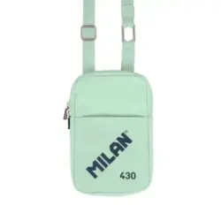 Milan Coleccion 430 Bolso Pequeño Bandolera - Tamaño Bolso 19x2.3x12.8cm - Cierre de Cremallera - Mosqueton de Aluminio - Color