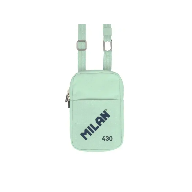 Milan Coleccion 430 Bolso Pequeño Bandolera - Tamaño Bolso 19x2.3x12.8cm - Cierre de Cremallera - Mosqueton de Aluminio - Color