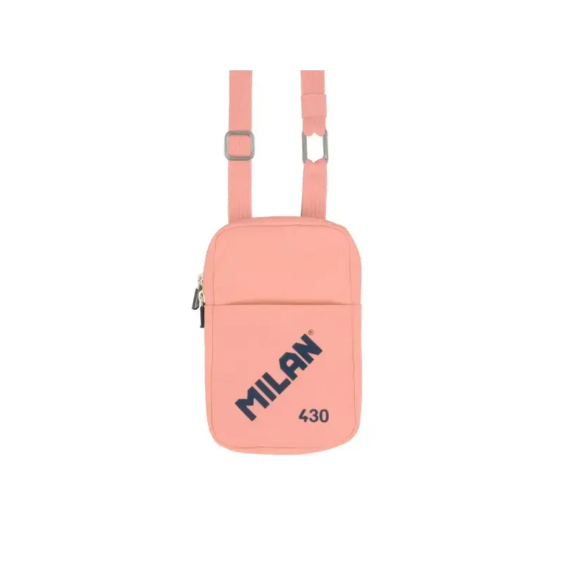 Milan Coleccion 430 Bolso Pequeño Bandolera - Tamaño Bolso 19x2.3x12.8cm - Cierre de Cremallera - Mosqueton de Aluminio - Color