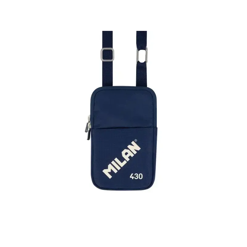 Milan Coleccion 430 Bolso Pequeño Bandolera - Tamaño Bolso 19x2.3x12.8cm - Cierre de Cremallera - Mosqueton de Aluminio - Color