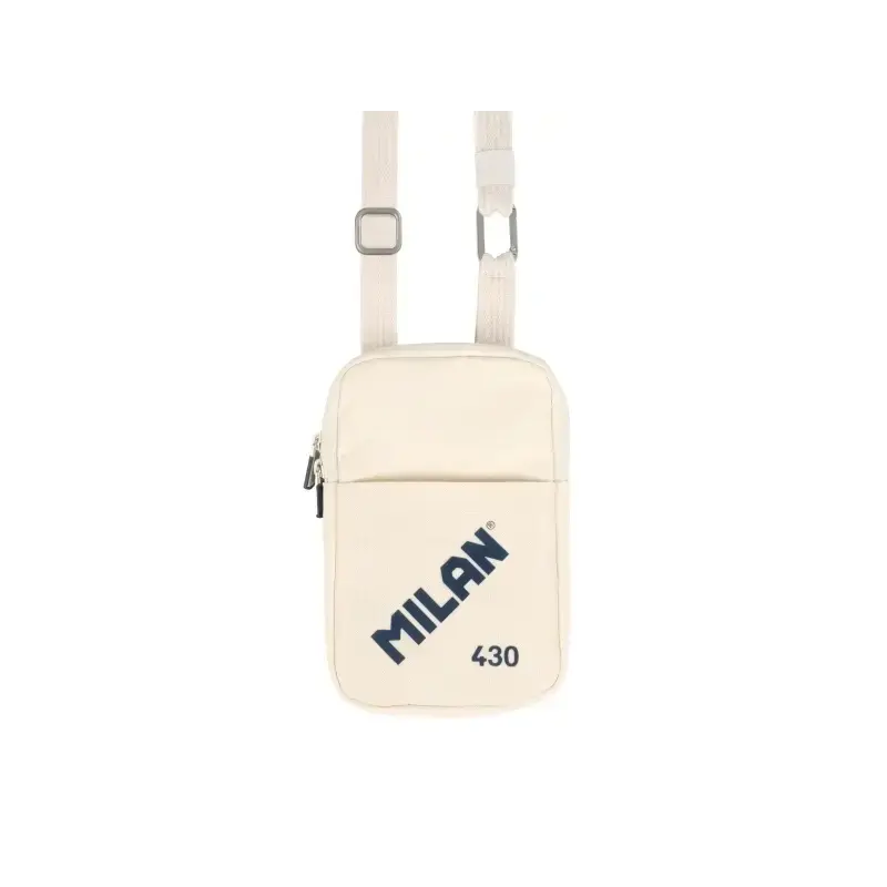 Milan Coleccion 430 Bolso Pequeño Bandolera - Tamaño Bolso 19x2.3x12.8cm - Cierre de Cremallera - Mosqueton de Aluminio - Color