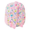 Safta Peppa Pig Mochila 3D - Asa de Mano - Portabotellas Lateral - 27x33x10cm - Color Azul/Rosa | Ahorro Imprimiendo