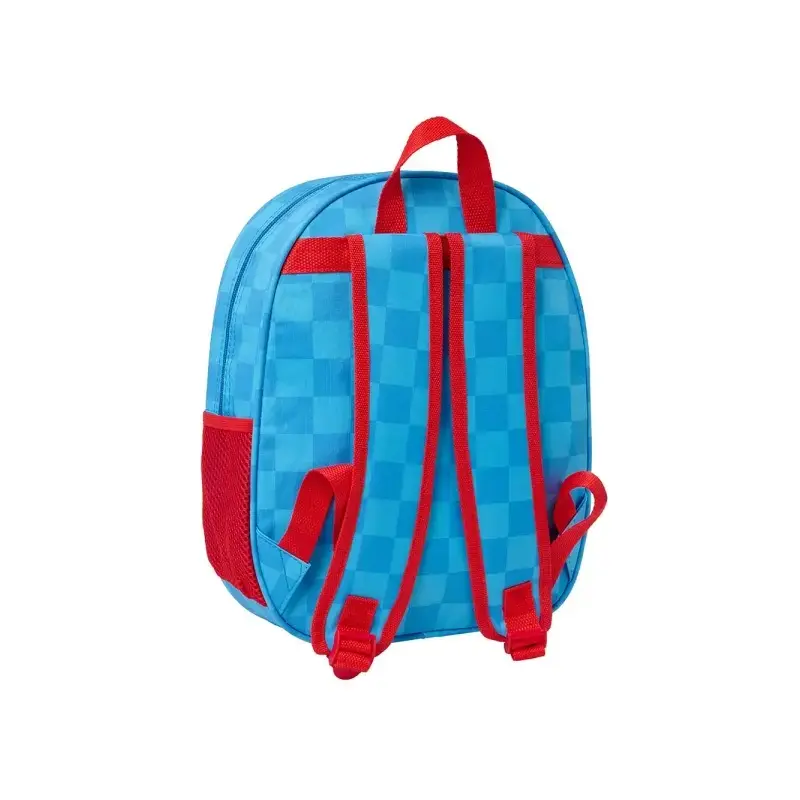 Safta Mickey Mouse Mochila 3D de 8.64L - Portabotellas - Tarjeta de Identificacion Personal - Hombreras Acolchadas - 27x33x10cm