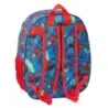Safta Spider-Man Mochila 3D de 8.64L - Portabotellas - Tarjeta de Identificacion Personal - Hombreras Acolchadas - 27x33x10cm -