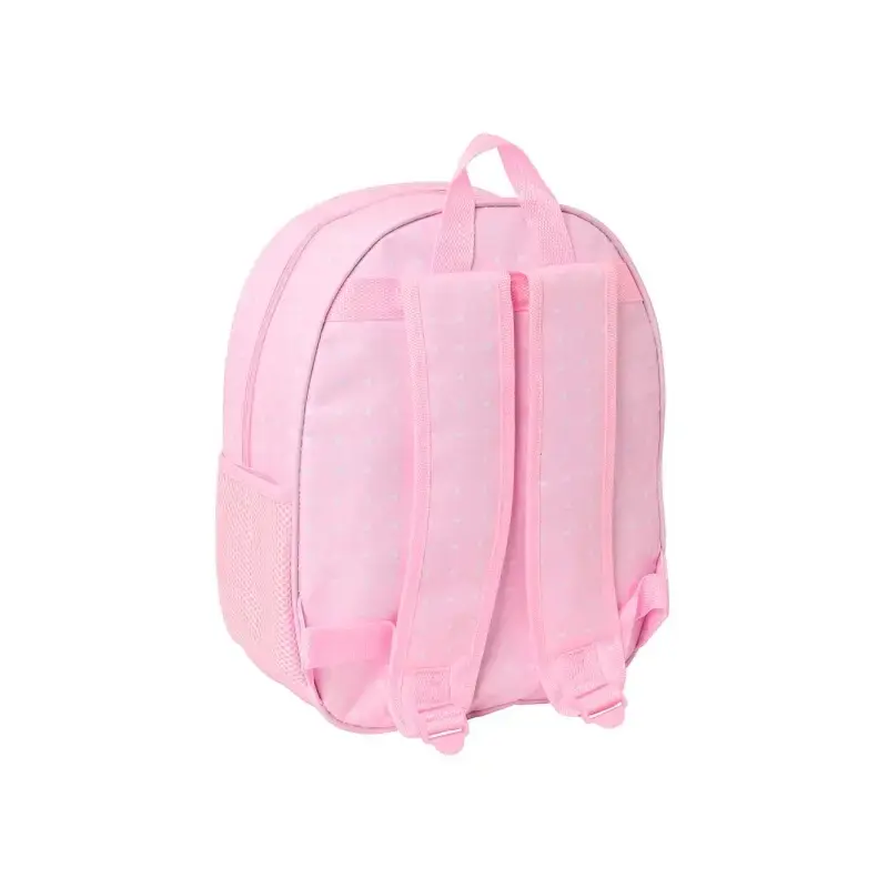 Safta Minnie Mouse Mochila 3D de 8.64L - Portabotellas - Tarjeta de Identificacion Personal - Hombreras Acolchadas - 27x33x10cm