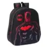 Safta Batman Mochila 3D - Asa de Mano - Portabotellas Lateral - 27x33x10cm - Color Negro | Ahorro Imprimiendo