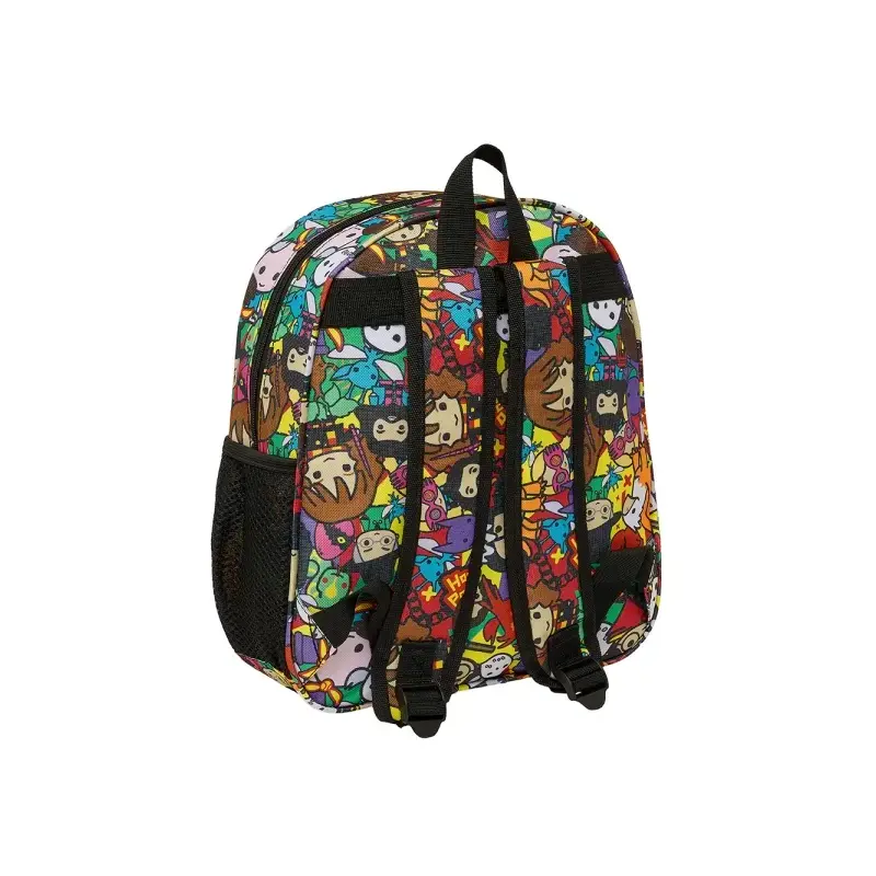 Safta Harry Potter Mochila 3D - Asa de Mano - Portabotellas Lateral - 27x33x10cm - Color Azul | Ahorro Imprimiendo