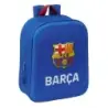 Safta F.C. Barcelona Mochila Guarderia 3D - Asa de Mano - Compartimento Principal con Cremallera - 22x27x10cm - Color Azul | Aho