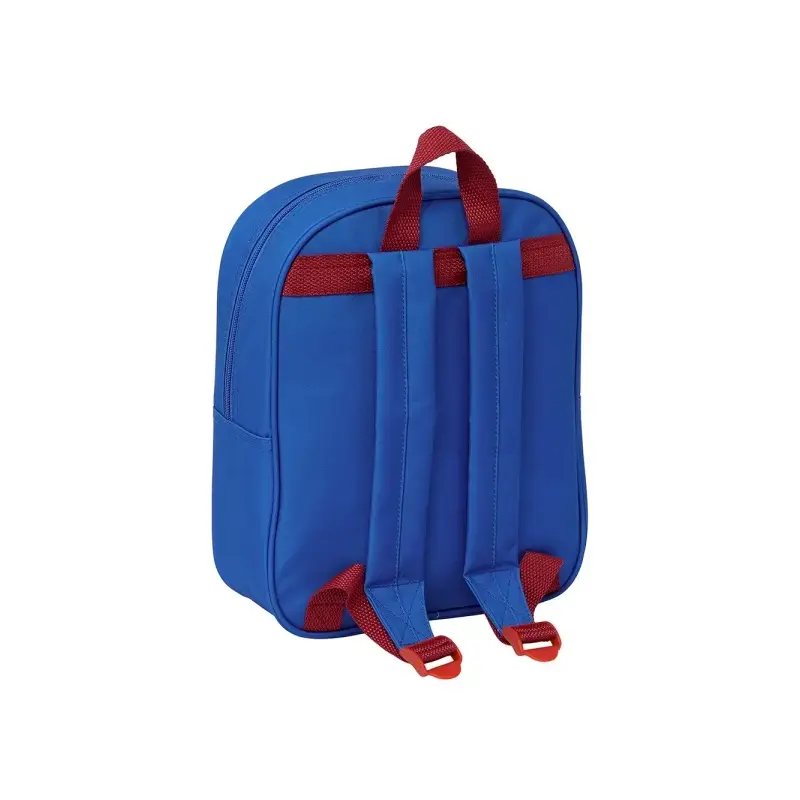 Safta F.C. Barcelona Mochila Guarderia 3D - Asa de Mano - Compartimento Principal con Cremallera - 22x27x10cm - Color Azul | Aho