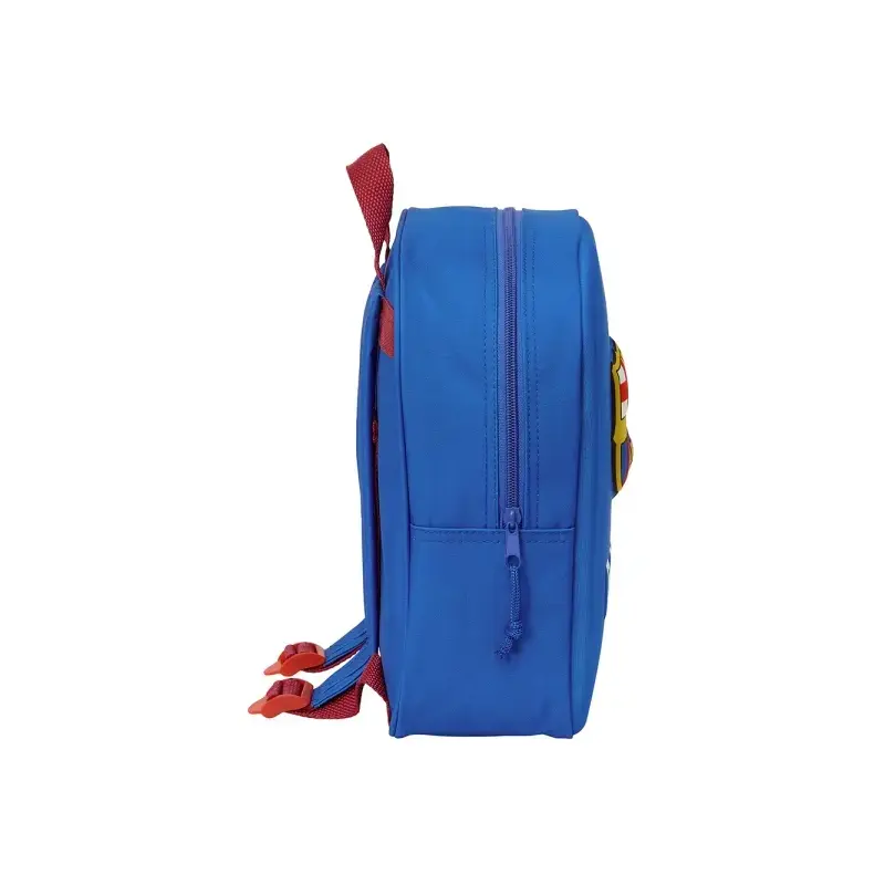 Safta F.C. Barcelona Mochila Guarderia 3D - Asa de Mano - Compartimento Principal con Cremallera - 22x27x10cm - Color Azul | Aho