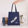 Milan Coleccion 430 Tote Bag Bolsa de Tela - Tamaño 50x38x41cm - Asa Larga 27cm - Tejido 'ripstop' - Color Azul Oscuro | Ahorro