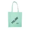 Milan Coleccion 430 Tote Bag Bolsa de Tela - Tamaño 50x38x41cm - Asa Larga 27cm - Tejido 'ripstop' - Color Verde | Ahorro Imprim