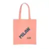 Milan Coleccion 430 Tote Bag Bolsa de Tela - Tamaño 50x38x41cm - Asa Larga 27cm - Tejido 'ripstop' - Color Rosa | Ahorro Imprimi