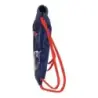 Safta Spider-Man Saco Plano - Bolsillo con Cremallera - Cierre con Cordones - 3L - Ligero y Compacto - 260x10x340mm - Color Azul