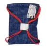 Safta Spider-Man Saco Plano - Bolsillo con Cremallera - Cierre con Cordones - 3L - Ligero y Compacto - 260x10x340mm - Color Azul