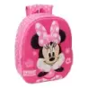 Safta Minnie Mouse Mochila 3D - Luces LED - Portabotellas - Hombreras Acolchadas - Asa Superior - 8.64L - 270x100x330mm - Color