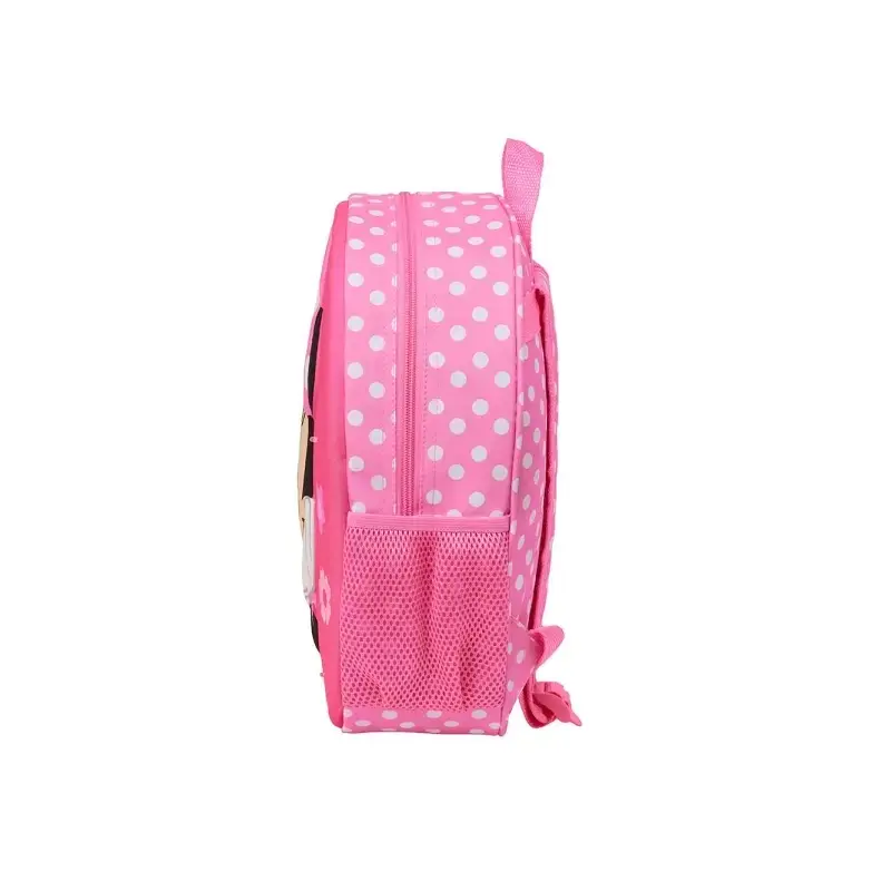 Safta Minnie Mouse Mochila 3D - Luces LED - Portabotellas - Hombreras Acolchadas - Asa Superior - 8.64L - 270x100x330mm - Color
