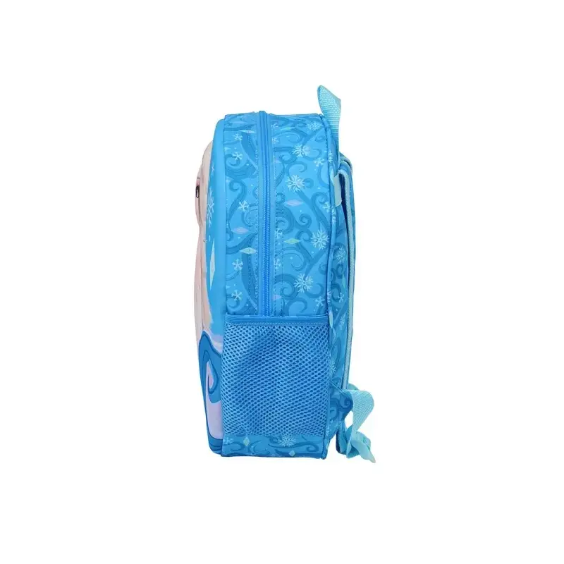 Safta Frozen Mochila 3D - Luces LED - Portabotellas - Hombreras Acolchadas - Asa Superior - 8.64L - 270x100x330mm - Color Azul |