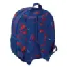 Safta Spider-Man 3D Mochila 3D - Luces LED - Portabotellas - Hombreras Acolchadas - Asa Superior - 8.64L - 270x100x330mm - Color