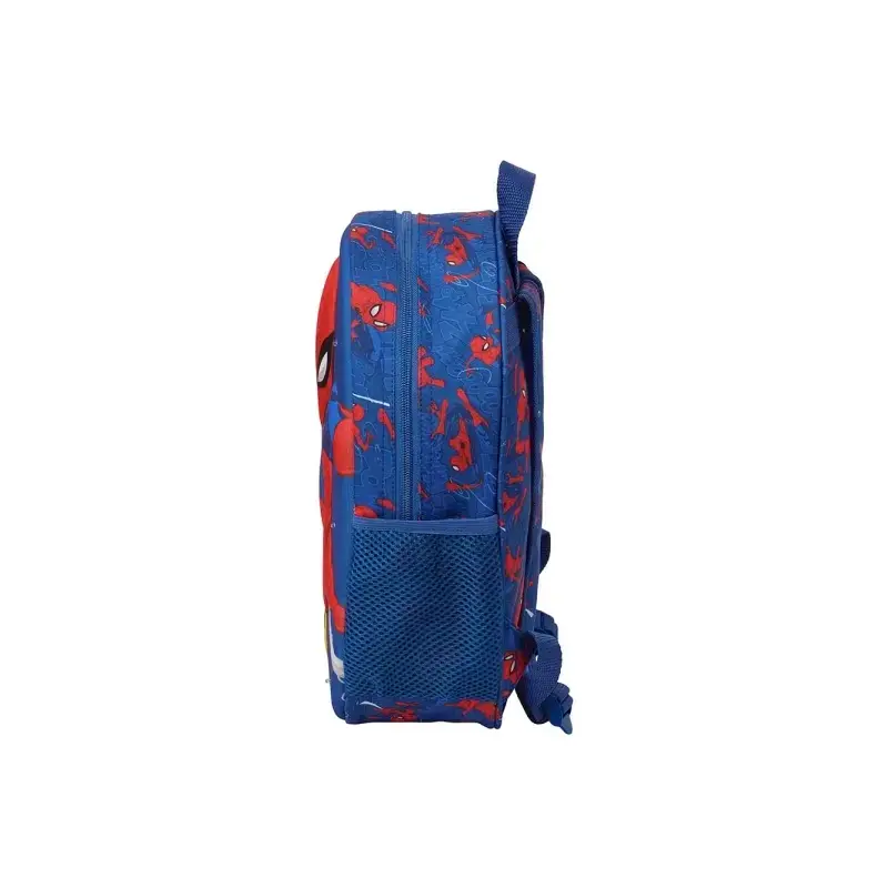 Safta Spider-Man 3D Mochila 3D - Luces LED - Portabotellas - Hombreras Acolchadas - Asa Superior - 8.64L - 270x100x330mm - Color