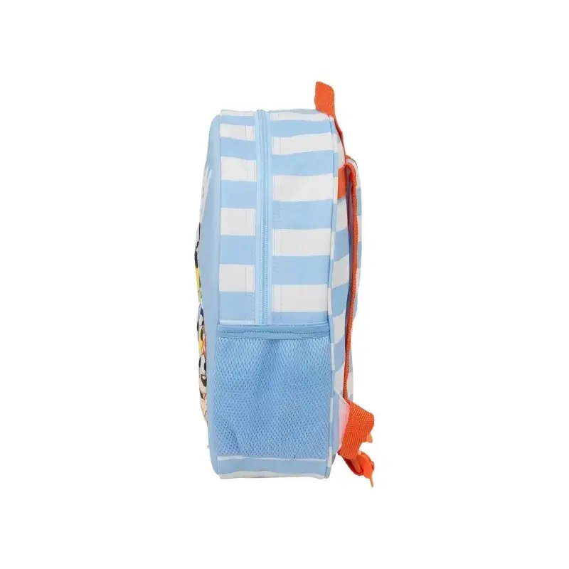 Safta Bluey Mochila 3D - Luces LED Integradas - Bolsillo Lateral - Hombreras Acolchadas - Asa Superior - 27x10x33cm - Color Azul