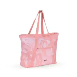 Milan Coleccion Lava Bolso Shopper 18.5L - Gran Capacidad - Cierre de Cremallera - Tamaño 52x36x3cm - Color Rosa | Ahorro Imprim