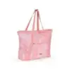 Milan Coleccion Lava Bolso Shopper 18.5L - Gran Capacidad - Cierre de Cremallera - Tamaño 52x36x3cm - Color Rosa | Ahorro Imprim