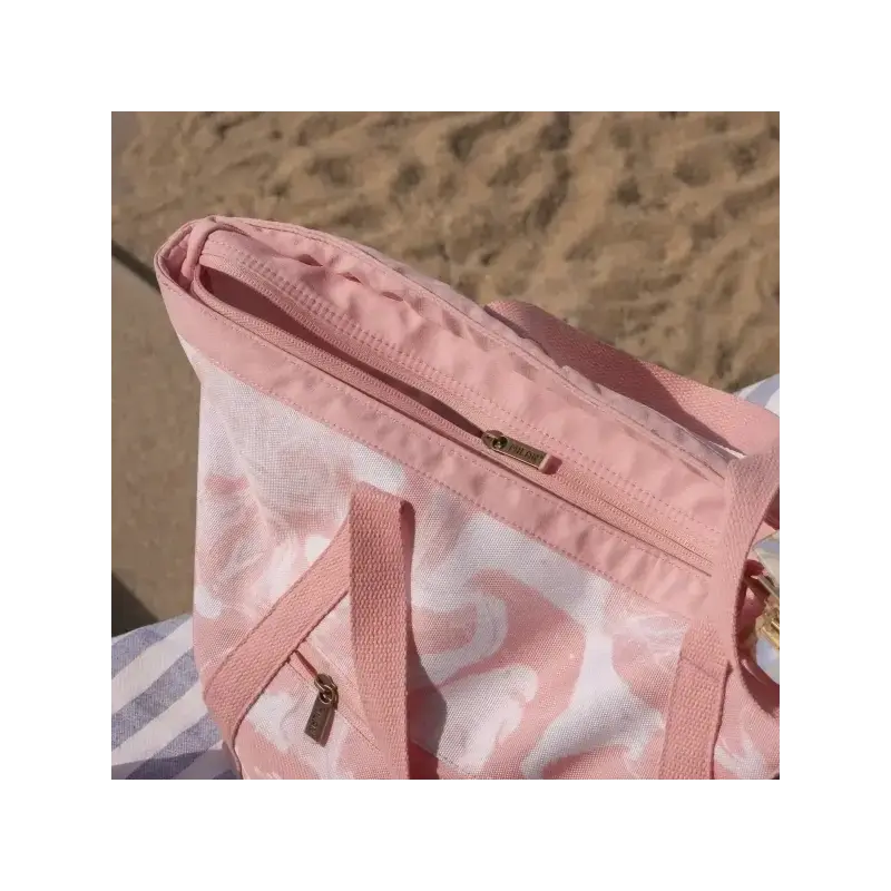 Milan Coleccion Lava Bolso Shopper 18.5L - Gran Capacidad - Cierre de Cremallera - Tamaño 52x36x3cm - Color Rosa | Ahorro Imprim