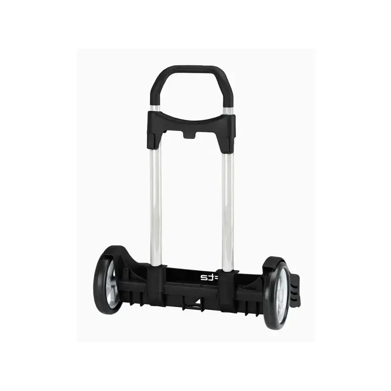 Safta Evolution Carro Portamochilas- Sujecion Universal - Ruedas de 14cm Antivibracion - Aluminio/PP - 40x85x28cm - Color Negro