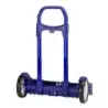 Safta Evolution Carro Portamochilas- Sujecion Universal - Ruedas de 14cm Antivibracion - Aluminio/PP - 40x85x28cm - Color Azul O