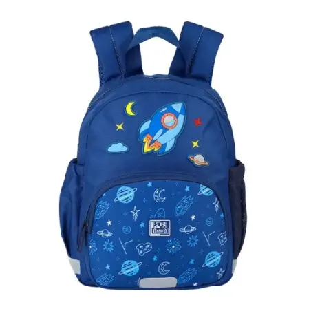 Oxford Space Mochila Infantil 8.5L - 2 Bolsillos Laterales con Goma Eslastica - Espalda Acolchada Ergonomica - Elementos Reflect