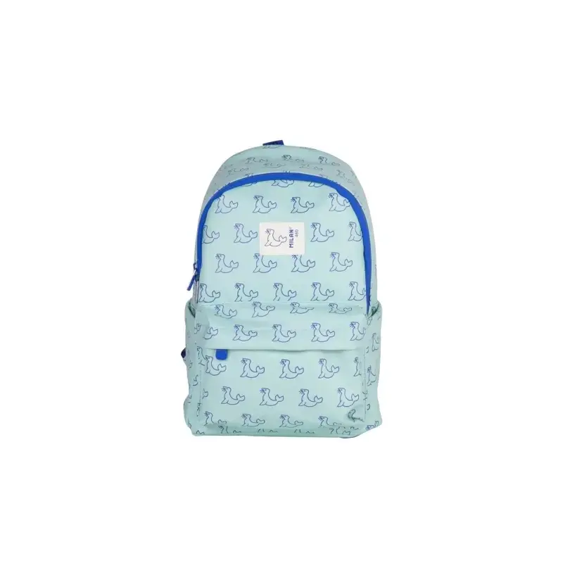 Milan Coleccion 460 Mochila Infantil Casual 9.5L - Compartimento Principal y Bolsillo Frontal con Cremalleras - 2 Bolsillos Late